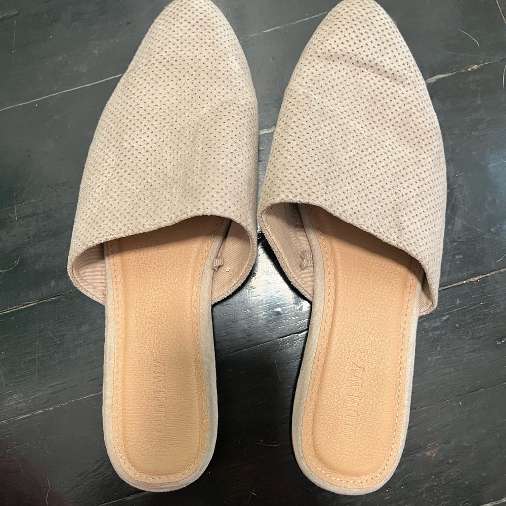 Old Navy Tan Mules Slip-On Shoes
